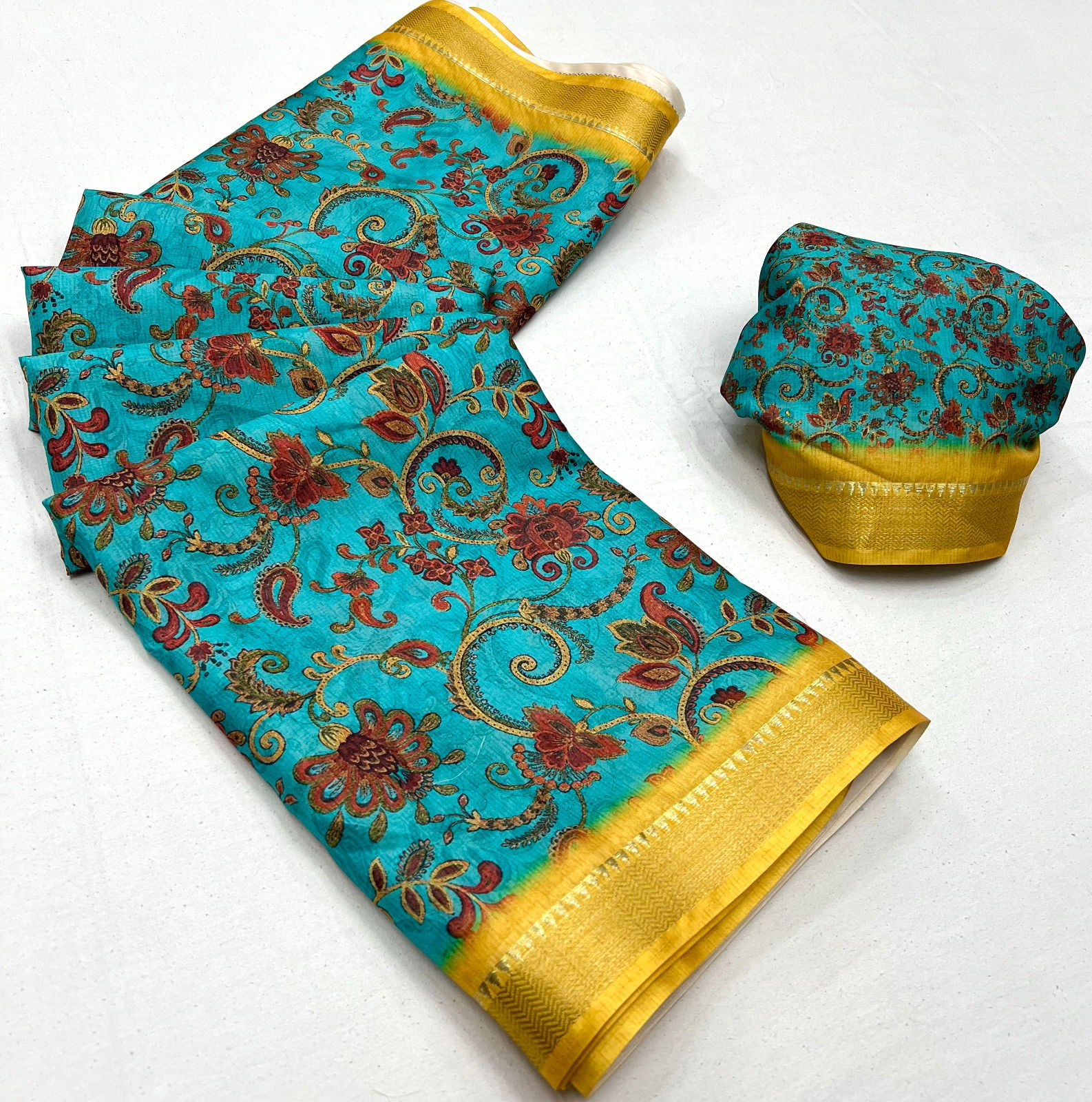 SRC Tulsi Silk Viscose Designer Printed Sarees Wholesale Shop In Surat